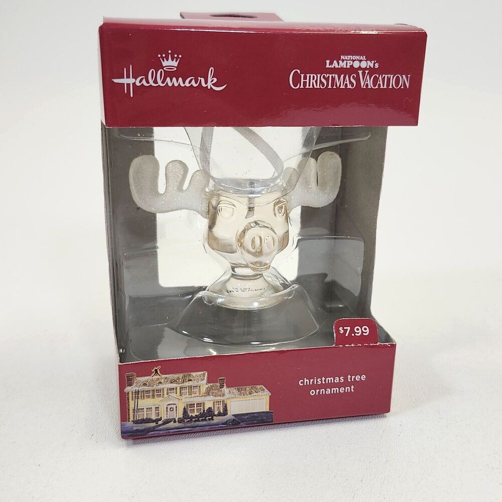 Hallmark National Lampoon Christmas Vacation Tree Ornament Moose Mug Warner Bros